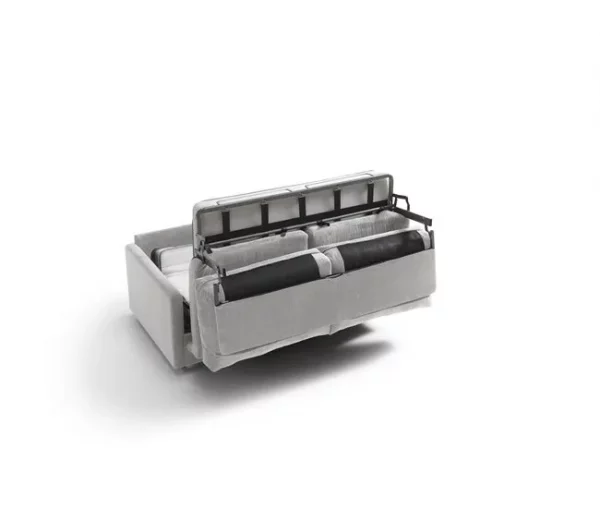 Sofá cama de 2 lugares AVA cinzento