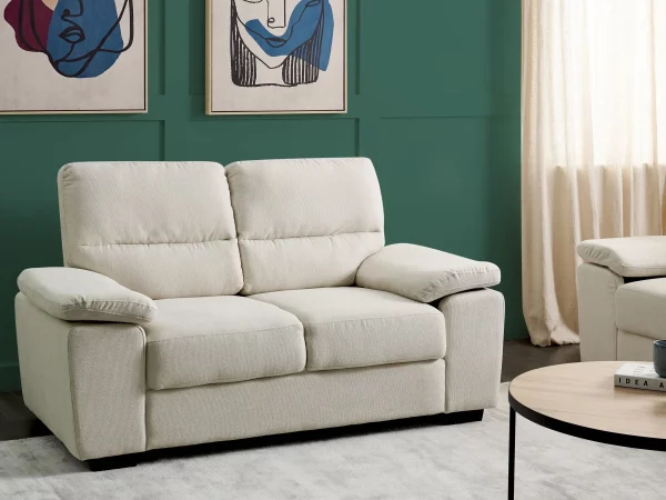 2 Seater Sofa, VOGAR, light beige DEF