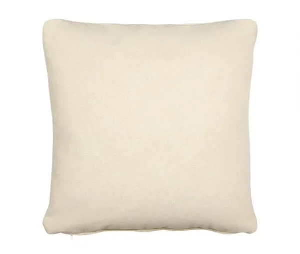 Chaise-longue à direita em veludo creme LANNILS