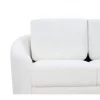 Sofá de 3 lugares em bouclé branco TROSA
