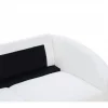 Sofá de 3 lugares em bouclé branco TROSA