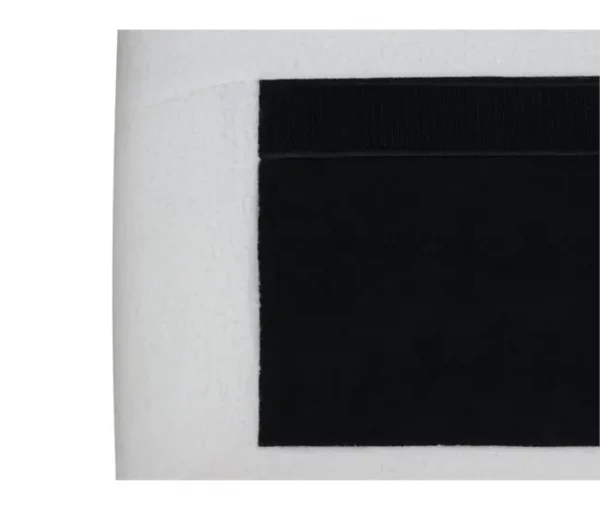 Sofá de 3 lugares em bouclé branco TROSA