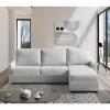 Chaise longue com cama AVA reversível 3 lugares cinza