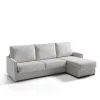 Chaise longue com cama AVA reversível 3 lugares cinza