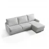 Chaise longue com cama AVA reversível 3 lugares cinza