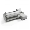 Chaise longue com cama AVA reversível 3 lugares cinza