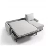 Chaise longue com cama AVA reversível 3 lugares cinza