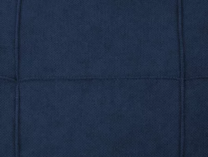 Chaise longue LOIRET, navy blue, fabric DEF
