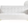 Seater ABERDEEN, white boucle DEF