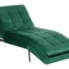 Chaiselongue LOIRET smaragdgrün verstellbar CH