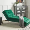 Chaiselongue LOIRET smaragdgrün verstellbar CH