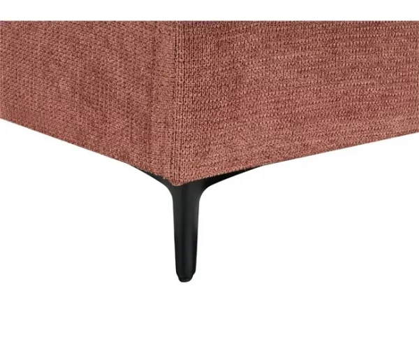 Sofá de canto à esquerda MALOY Vermelho Esquerdo