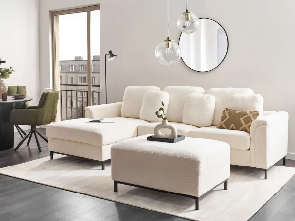 Sofa OSLO R + ottoman DEF
