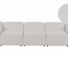 Sofa FALSTERBO 3 seater boucle light grey DEF