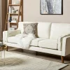 Sofa LOKKA, 3 sitzer off-white fabric DEF