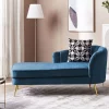 Chaislongue ALLIER rechtsseitig marineblau DEF