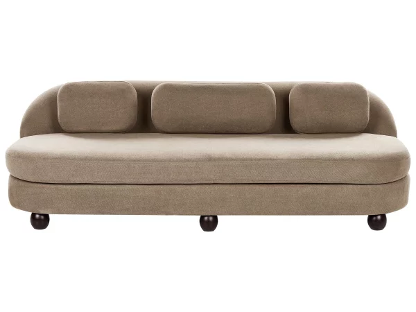 Sofa FANSEN, light brown fabric DEF