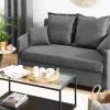 Sofa HOVIN, 2er Sitzer, grau CH
