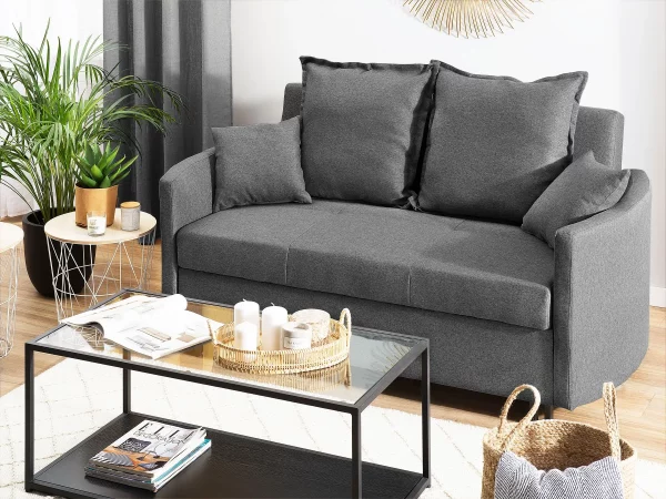 Sofa HOVIN, 2er Sitzer, grau CH