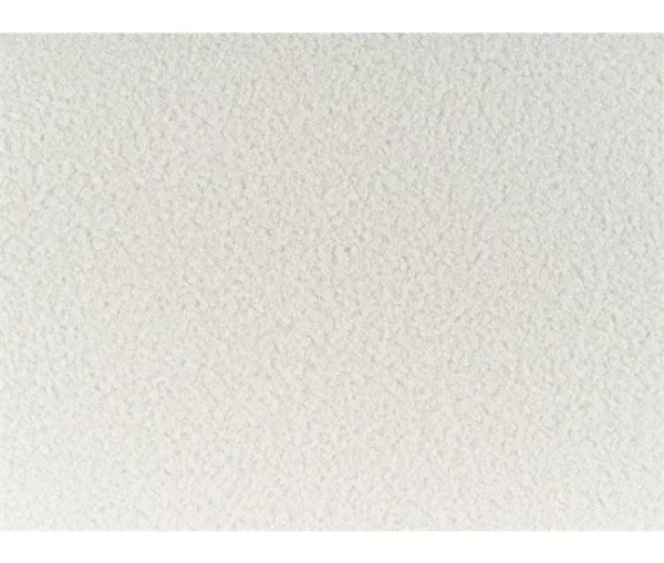 Sofá de 2 lugares em tecido bouclé preto e branco LOEN