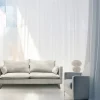 Sofá 3 lugares fixo CHRONOS cor cinza claro
