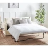 Sofá-cama Creme claro Bouclé