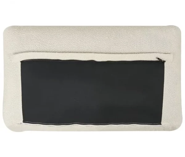 Sofá-cama Creme claro Bouclé