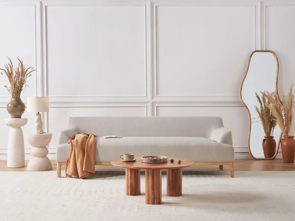 3 Seater Sofa fabric, light beige SOSJO