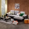 Chaise longue com cama ARCADIA dereita 4 lugares antracite