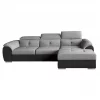 Chaise longue com cama ARCADIA dereita 4 lugares antracite