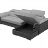 Chaise longue com cama ARCADIA dereita 4 lugares antracite