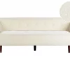 Boucle Sofa BYSKE Off-White DEF