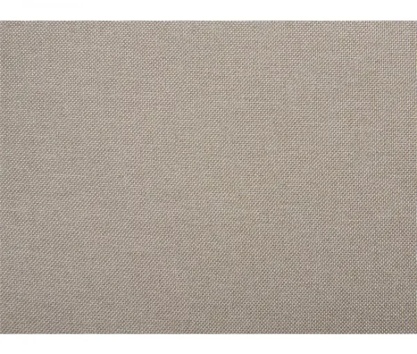 Sofá de 3 lugares com repousa-pés em tecido creme AVESTA