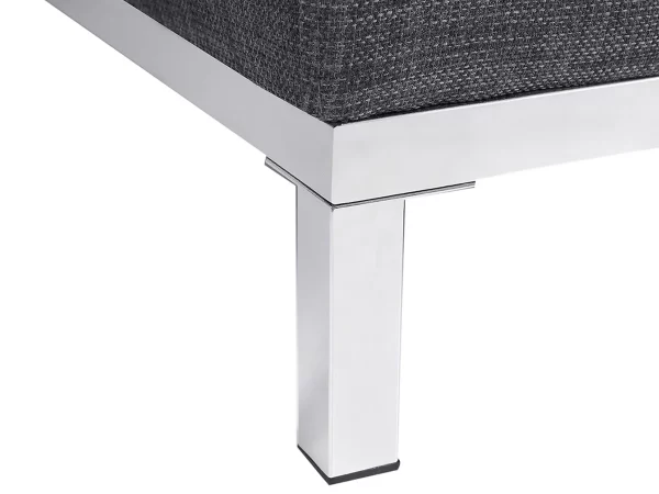 Sofa Ecksofa OSLO R grau ohne Ottomane CH