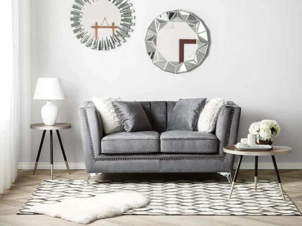 Sofa GAULA, grau, 2-er CH
