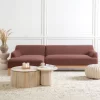 Right Corner Sofa Burgundy SOSJO