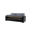 Sofá cama PRIMA  3 lugares preto cinza