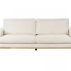 Sofá de 3 lugares em bouclé branco SIGGARD