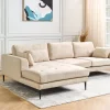 Corner Sofa R, FLAM, Cream, DEF