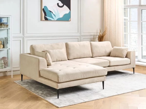 Corner Sofa R, FLAM, Cream, DEF