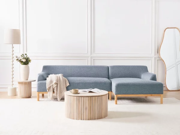 Left Corner Sofa Blue SOSJO