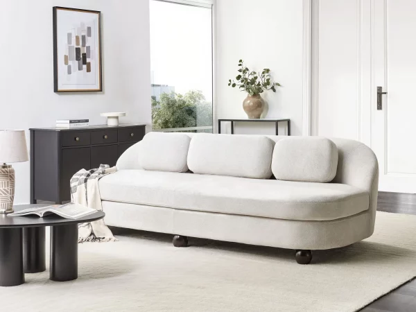 Sofa FANSEN, off white fabric DEF