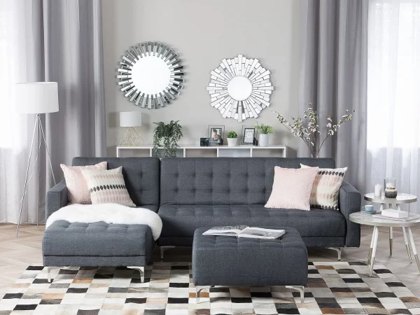 Sofa ABERDEEN Dunkelgrau R/L CH.