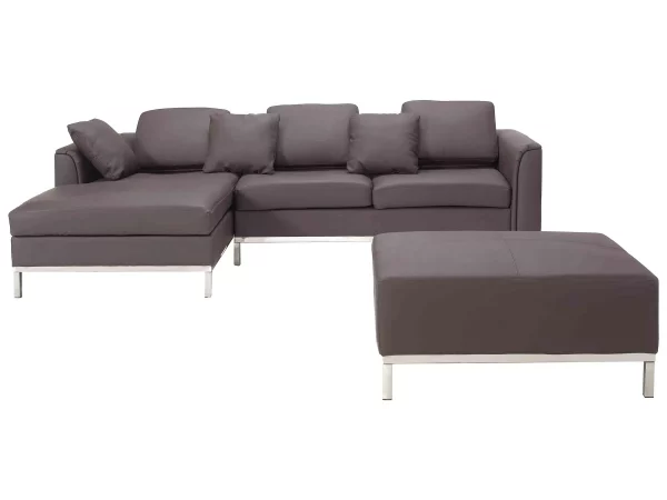 Sofa Ecksofa OSLO R braun CH
