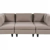 5-Seater Modular Sofa + Ottoman UNSTAD Brown DEF