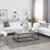 Sofa Set VISSLAND, Kunstleder, Weiss, CH