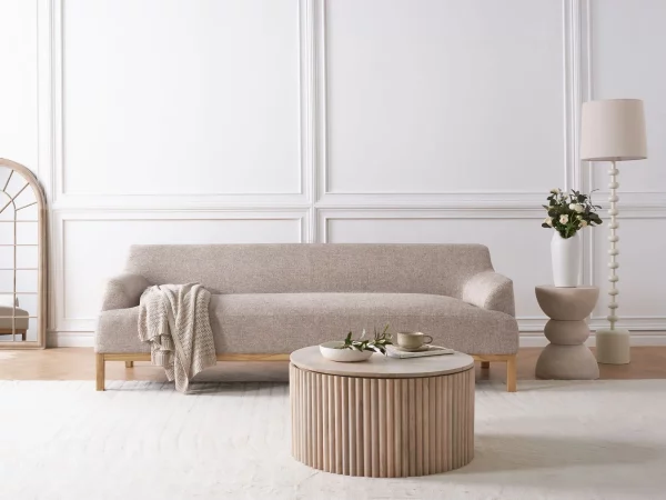 3 Seater Sofa fabric, Light Brown SOSJO