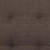 Schlafsofa ABERDEEN Stoff Dunkelbraun Ottomane L/R CH
