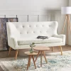 Sofa SKIBBY, white boucle DEF