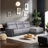 Chaise longue relax elétrico 2 lugares MOON lado dereito cinza